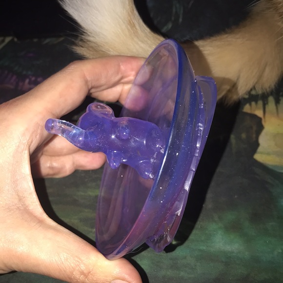 Unique Epoxy Resin Elephant Ring Holder with love wooden heart 💜 by Me💕 - Picture 5 of 6